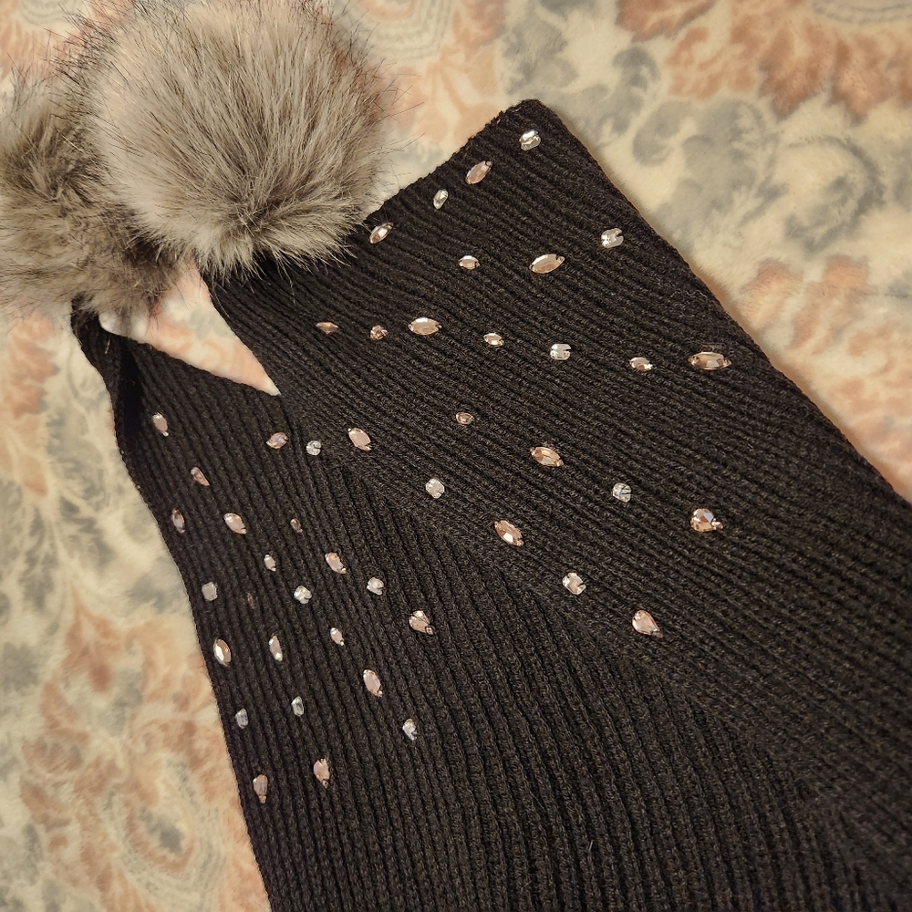 Betsey Johnson  Jeweled Scarf